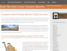 Tablet Screenshot of crosscountrymovers.org